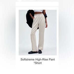 Lululemon Athletica Softstreme High-Rise Pants in Bone 4P